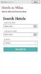 Mobile Screenshot of hotels-milan.info